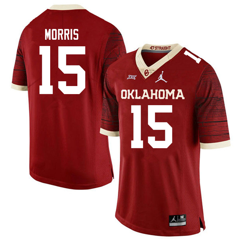 Men #15 Jamal Morris Oklahoma Sooners Jordan Brand Limited College Football Jerseys Sale-Crimson - Click Image to Close